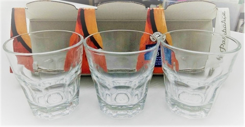 Set De 3 Vasos Cortos De Vidrio