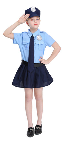 Cute Girls Little Cop Juegos Cosplay Oficial De Policía
