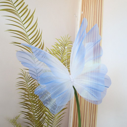 Mariposa Artificial De Hilo De Seda 3d Para Exteriores