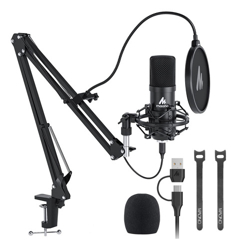 Kit De Micrófono Usb Maono Au-a04 192 Khz Mmg