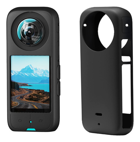 Zlit Funda De Silicona Para Insta360 X3 Protector De Cámar.