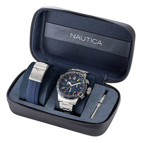  Reloj Nautica Napbff106 Hombre Doble Pulso 