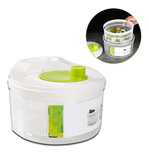 Imagen 1 de 10 de Centrifugador Escurridor De Verduras Vegetales Silmar