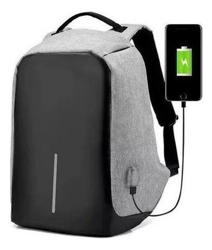 Mochila antirrobo USB para portátil