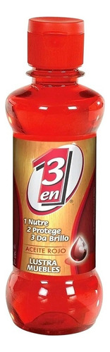 Lustrador De Muebles 3 En 1 Aceite Rojo 240ml