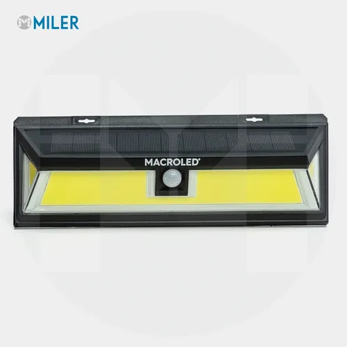 Aplique De Pared Led Solar 10w C/ Sensor Movimiento Macroled