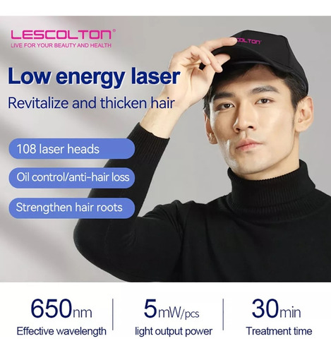 Boné A Laser Terapia Crescimento Do Cabelo Antiquada