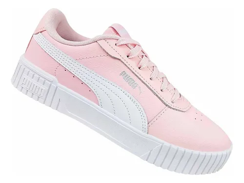 Tenis Dama Puma Carina 2.0 Rosa blanco Mod.38618504 Original