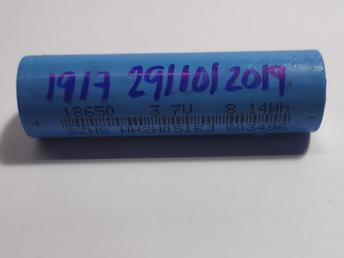 Bateria Li-ion 18650 1900 A 1990 Mah