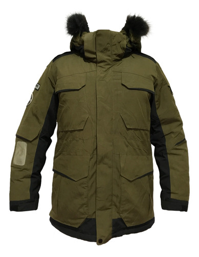 Campera Parka Pluma Invierno Extremo  Talle L Hombre