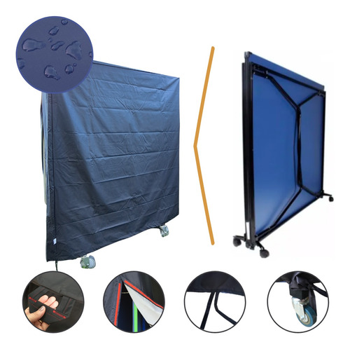 Funda Cubre Mesa De Ping Pong (med.140x155x15) Impermeable!