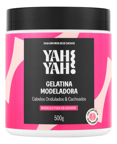 Gelatina Capilar Ativador Modelador Cachos Anti Frizz 500g