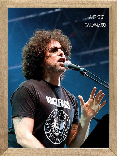 Andres Calamaro , Cuadro, Poster, Afiche     L458