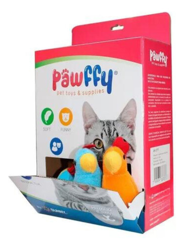 Juguete Para Gatos Pollos De Peluche Con Cat Nip 24pz