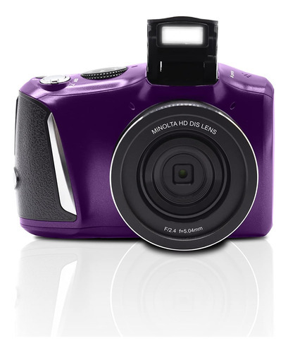 Minolta Mnd50 Cámara Digital Ultra Hd De 48 Mp / 4k morad. Color Púrpura