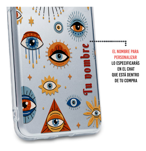 Funda Para Xiaomi Ojo Turco Nazar Talismán Con Tu Nombre
