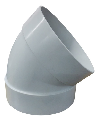 Pack-2-codete De Pvc 6pulgadas De 45 Grados
