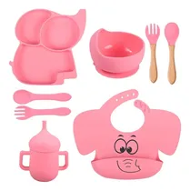 Comprar Set De Alimentacion Complementaria Para Bebes Anti Derrames