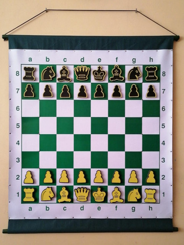 Tablero De Enseñanza De Ajedrez (1mx1m)