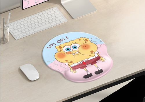 Almohadilla De Ratón Bob Esponja Con Muñeca Protectora