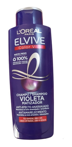 Loreal Elvive Shampoo Violeta Matizador Pack X2