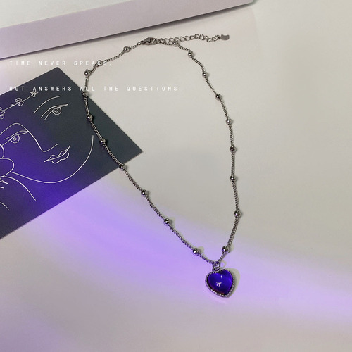 Collar Colgante Que Cambia De Color Con Sensor De Temperatur