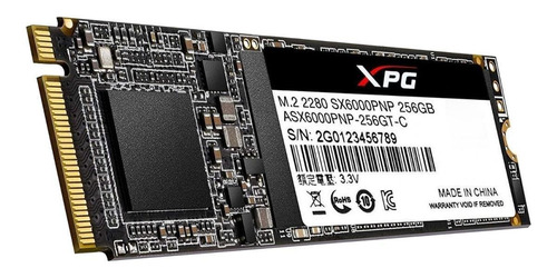 Imagen 2 de 3 de Disco sólido SSD interno XPG SX6000 Pro ASX6000PNP-256GT-C 256GB