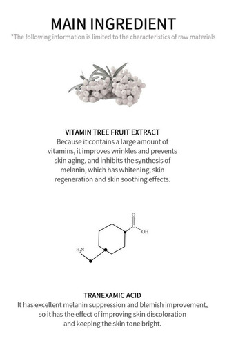 Crema Facial Coreana De Vitamina C / Revitalizantes (3 Set)