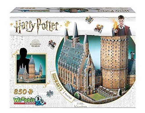 Wrebbit 3d Hogwarts Great Hall 3d Puzzle (850 Piezas).