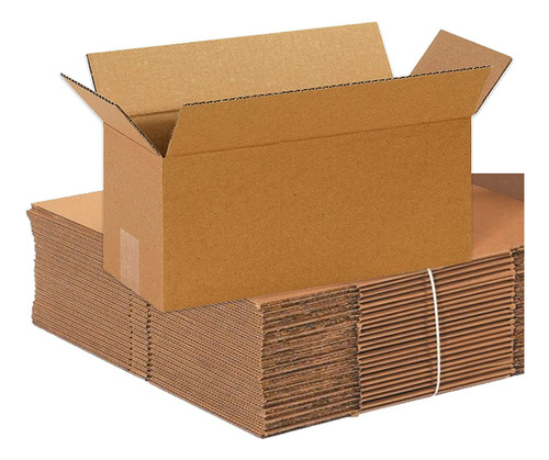 Box Usa Cajas De Mudanza De Largo, 14 Pulgadas De Largo X 6