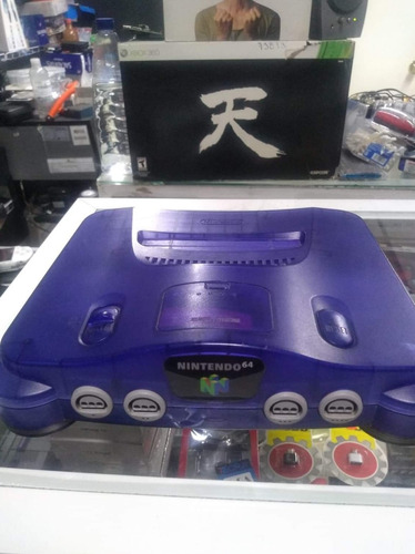 N64 Edición Especial Color Morado Consola De Nintendo.