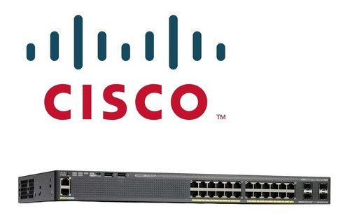 Imagen 1 de 3 de Switch Cisco Catalyst Ws-c2960x-24psl 24 Puertos Poe + 4 Sfp