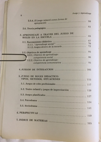 Libro Juego Y Aprendizaje Teoria Y Praxis Edic.de La Torre