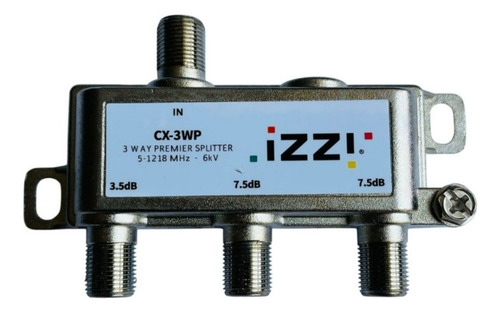 Splitter Divisor De Señal Tv 1 A 3 Aparatos