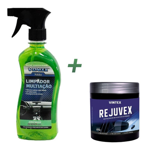 Limpador Multiacao Apc 500ml Vonixx + Revitalizador 400g *