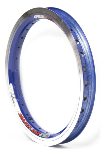 Aro de bicicleta R12 X28h Alumínio Azul Zla-022 Mariluz
