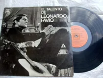 Comprar Leonardo Favio - El Talento De Leonardo Favio \u002F Vinilo 1971