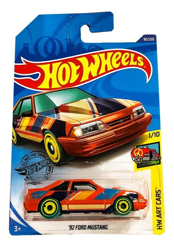 Ford Mustang ´92 Orange Hot Wheels  1/10 (90)