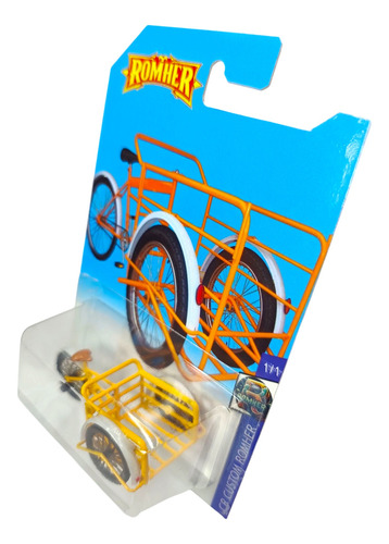 Custom Escala 1:64 Triciclo Solo Custom Amarillo