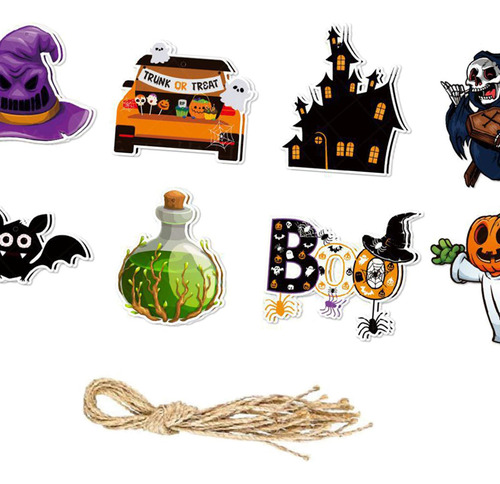 Pancarta De Halloween, Colgante De Guirnalda De Halloween,,