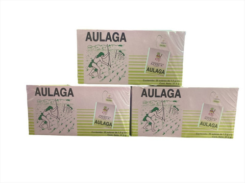 Té Centro Botánico Azteca verde en saquitos Aulaga 37 g 25 u pack x 3