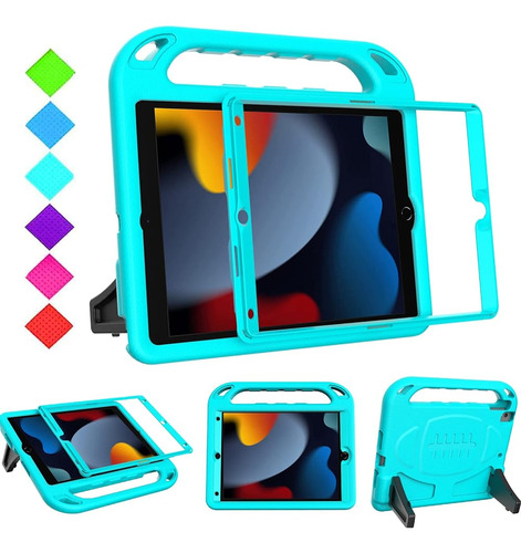 ~? Bmouo Kids Case Para El Nuevo iPad 10.2 2021/2020/2019-ip