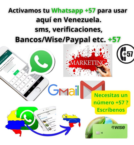 Sim Card +57 Activada Códigos Sms Venezuela (ver Descrip)