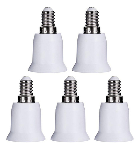 Xt Convertidor De Adaptador De Bombilla E14 A E26/e27 (5