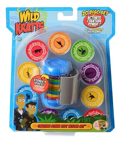 Wild Kratts Juguetes Juego De Soportes Para Discos De