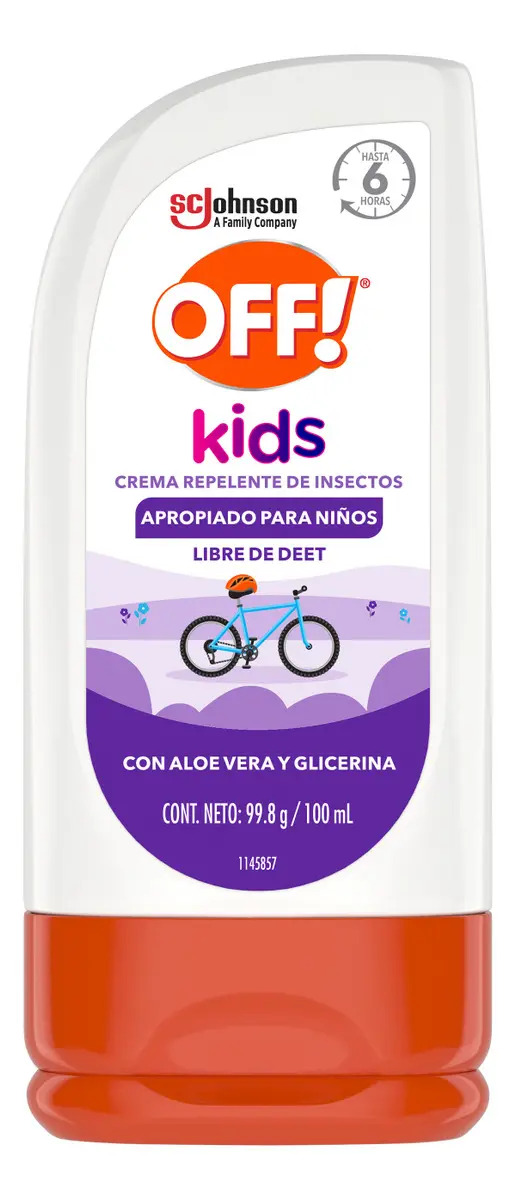 Repelente de Mosquitos en Crema OFF Kids para Niños 100ml