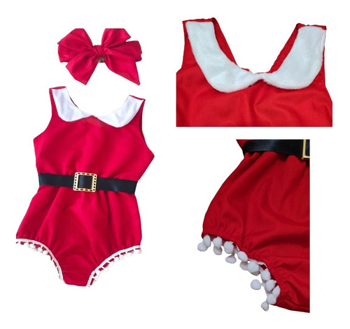 Imagem 5 de 8 de Body Bebê Natal Mamãe Noel Foto Baby