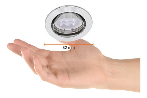 Imagen 6 de 9 de Lámpara De Interior Empotrable 50w Tecnolite Base Gx5.3