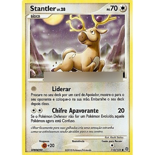 Stantler - Pokémon Normal Comum 113/132 - Pokemon Card Game