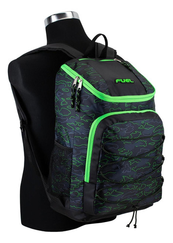Fuel Mochila Deportiva Equipaje Con Boca Ancha, Elástico Y